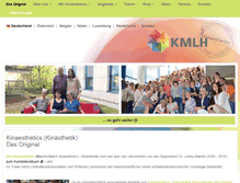 Tablet Screenshot of kinaesthetics.com