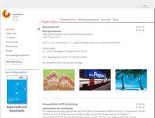 Tablet Screenshot of kinaesthetics.ch
