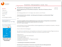 Tablet Screenshot of kinaesthetics.de